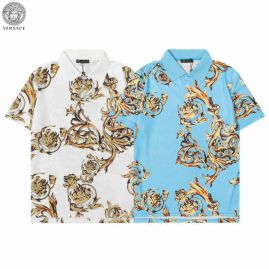 Picture of Versace Polo Shirt Short _SKUVersacePoloShortm-3xlwyt0321024